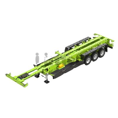 China New RC Plastic Model Stem Toy Gift 1641Pcs Container Trailer Bricks DIY Small Particle Building Block MOC-36644 for sale