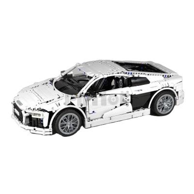 China Factory Price Moc-4463 R8 Sports Car V10 Version Static Boy Gift Plastic Splicing Assembly 1839pcs for sale