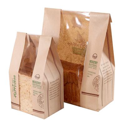 China Food Grade Toast Paper Packaging Bag Fresh Bread Wrapping Paper Bag for sale