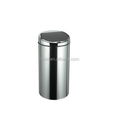 China 8L Touchless Motion Sensor Stainless Steel Trash Bin Waste Bin Automatic Infrared Waste Induction Type Trash Can for sale