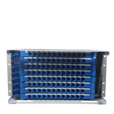 China Telecommunication FTTH 19 Inch Fiber Optic 48 144 Core ODF Indoor Wall Mounted Terminal Box for sale