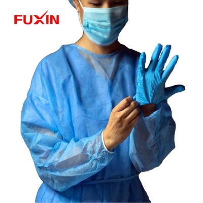 China Isolation Safe Disposable Gown Medical Surgical Gown For Safety Work for sale