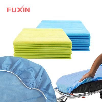 China Breathable Non Woven Disposable Surgical Bed Sheet Medical Bed Cover for sale