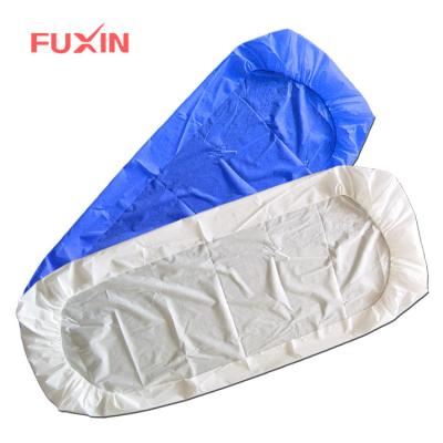 China Breathable Hospital Consumables Massage Disposable Fitted Nonwoven Table Beauty Drape Cover for sale