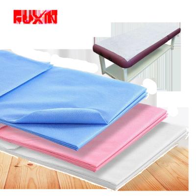 China Soft Disposable Polypropylene Examination Massage Table Nonwoven Sheet for sale