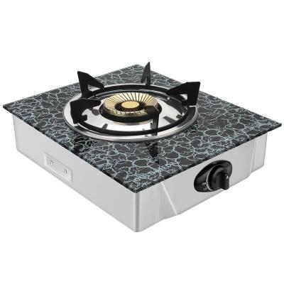 China Hotel 1 Burner Gas Stove Cooking Utensils Hot Sale High Quality Single Desktop Outdoor Camping for sale