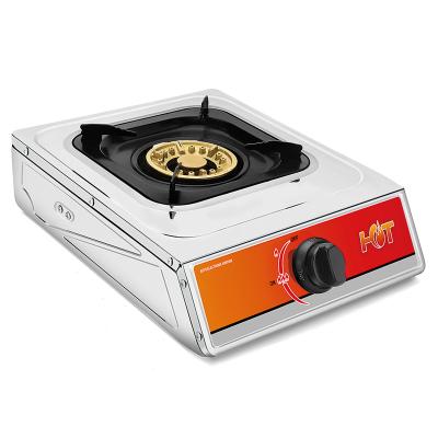 China National hot selling home use cook eye hotel head gas stove simple portable mini kitchen desktop table for sale