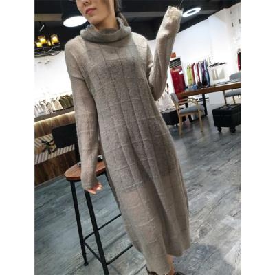 China Anti-pilling cotton warm clothing for women long knit woolen sweaters without button 2017 fashion ladies knitted sweater wholesale for sale