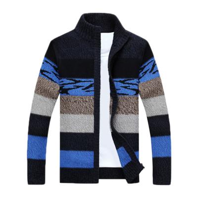 China Anti-pilling printing men's cardigan with zipper factory direct clothing nice looking male for sale