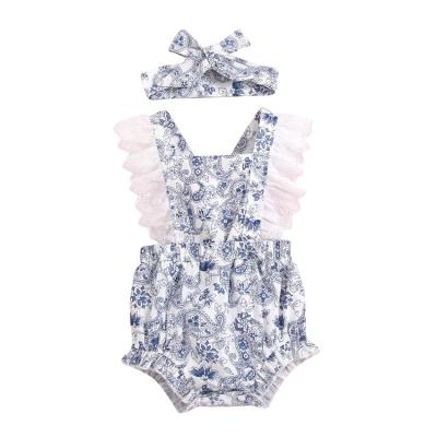 China Hot Selling Eco-friendly Cotton Soft Newborn Baby One Piece Romper Clothes Girl for sale