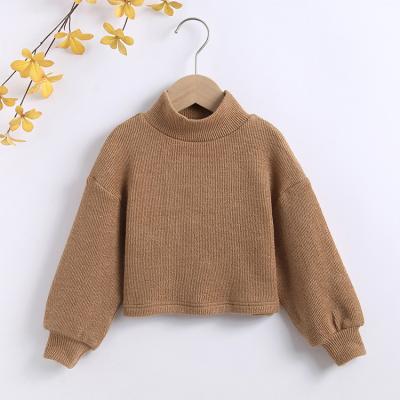 China Autumn And Winter Turtleneck Warm Breathable Sweater Kids Babies Custom Knitted Sweater for sale