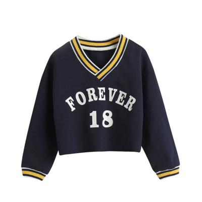 China Factory Direct Sales Pullover Children Toddler Girl Soft Sweatshirt Fashionable Low Price Long Sleeve Breathable Casual for sale