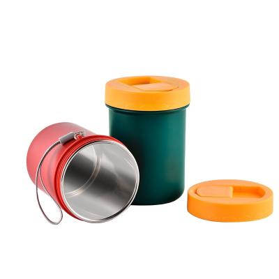 China Viable Vacuum Insulated Food Jar Stainless Steel Food Thermos Soup Bowl Lunch Container for sale