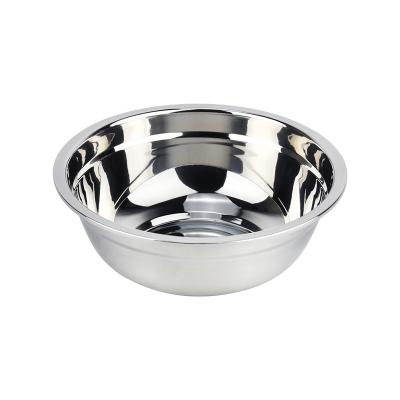 China Sustainable Tableware Mixing Bowls Stainless Steel Soup Basin For Restaurant Home Kitchen for sale