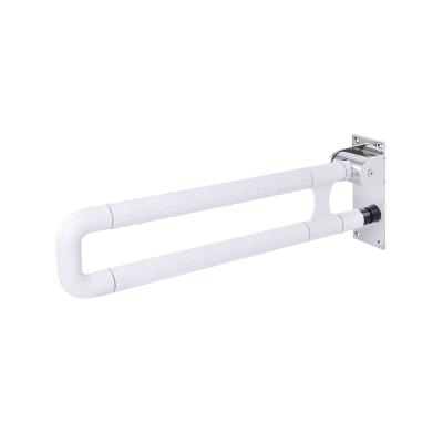 China Modern Stainless Steel Handrail ABS Safety Foldable Grab Bars For Bathroom Toilet for sale