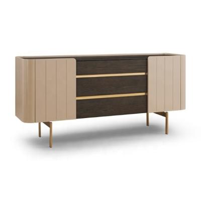 China Luxury modern white sideboard cabinet combination sideboard cabinet storage living room wood furniture for sale