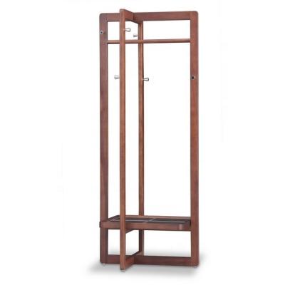 China Luxury portable combination coat racks modern wall mount floor wooden coat wall rack beautiful and fashionable bedroom furniture for sale