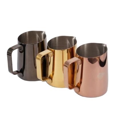 China Bartender Espresso Steaming Pitcher Sustainable Coffee Milk Frothing Cup For Latte Cappuccino Milk Jug for sale