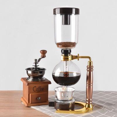 China Portable Garage Stainless Steel Nespresso Espresso Cup Drip Vacuum Siphon Siphon Coffee Maker Machine for sale