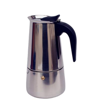 China Viable Wholesale Customized Classic Stainless Steel Espresso 3cup Coffee Maker Moka Pot Coffee Machine for sale