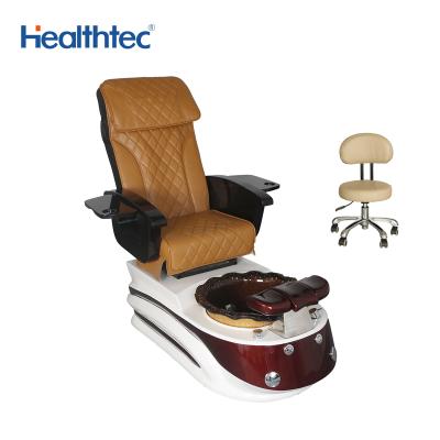 China High Quality Fiberglass Foot Spa Pedicure Chair Nail Spa Pedicure Chair Massage Pedicure Chair With Jets for sale