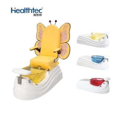 China Spa pedicure chair and child spa chair pedicure nail supply yellow or pink pedicure chairs J108-F12 for sale