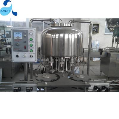 China Automatic Food Bottle Water Filling Machines With 12 Filling Nozzles for sale