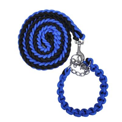 China Hot Selling Pet Leash Set Sustainable Dog Leash And Collar Suitable For Dog Training And Walking for sale