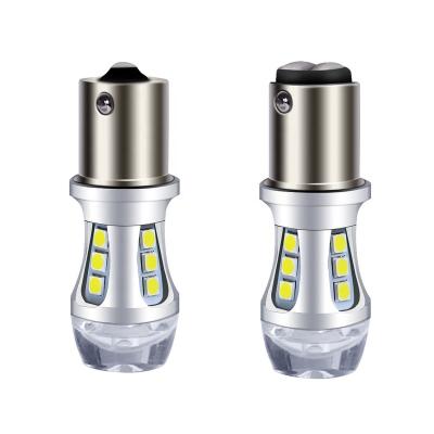 China ABS 1156 BA15S 1157 BAY15D T20 7440 3030 18SMD S25 Canbus Turn Light Corner Lights White Led Brake Light for sale