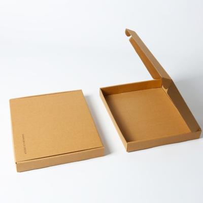 China Custom Size Brown Closure Paper Packaging Box for Pizza Food Eco Friendly for sale