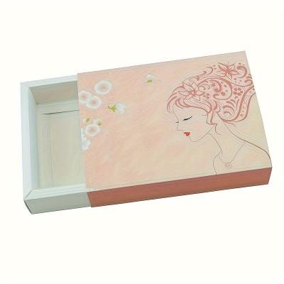 China Custom Thickness Cardboard Drawer Box Cosmetic Packaging Box Strong Structure for sale