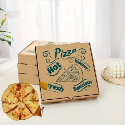 China Custom Small Business Packaging Cardboard Pizza Dough Boxes With Aluminum Coating for sale