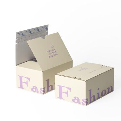 China Mailer Box Corrugated Board Grey Board Matte Lamination Packaging with Zipper Design for sale