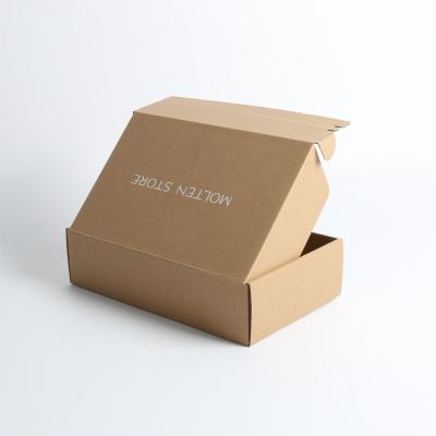 China Corrugated Zipper Paper Box Eco-friendly and Durable Packaging for Small Business Merchandise for sale