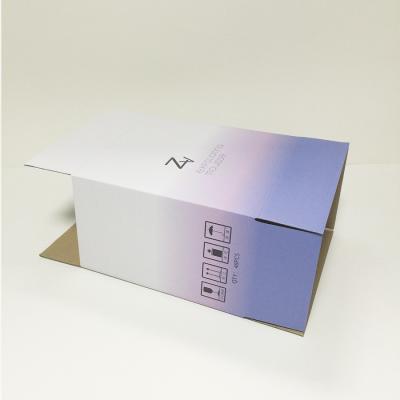 China Custom Glossy White Cardboard Gift Box for Cosmetics Pantone Color CMYK Cosmetic for sale