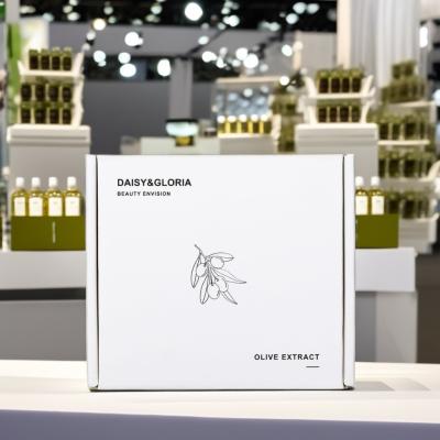 Cina Cartone rigido rivestito di foglio bianco carta bianca confezionamento cosmetico pieghevole in vendita