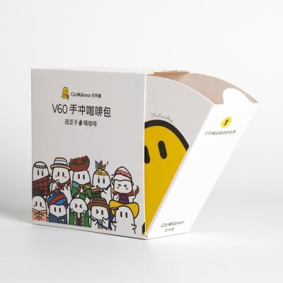 China Ribbon Accessories Plastics Liner White Thick Durable Paperboard Tuck Boxes for Tea Packing Design Your Logo Colour for sale