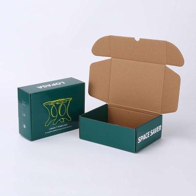 China Self Erecting Tab Lock Printed Mailer Box , Flute Corrugated Paper Shipping Boxes for sale