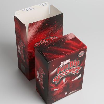 China Custom Paper Tuck End Boxes Coated Paper Snack Shipping Boxes With Sponge Liner for sale