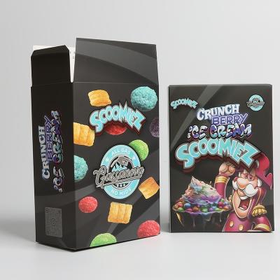 China Custom Lightweight Paper Snacks Packaging Box With Straight Tuck End Design for sale