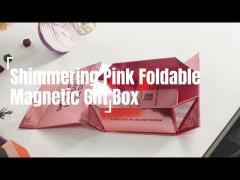 Custom Size Blue Magnetic Folding Box Paper Gift Packaging Box For Wine Bottle