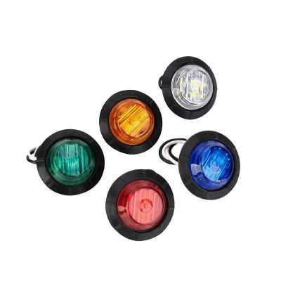 China Competitive Price 12V 24V Truck Boat Width Round Light Indicating Signal Side Light BD-303 for sale