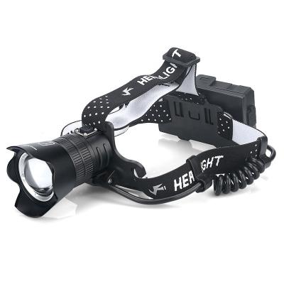 China High Power XHP160 LED Headlamp High Power Zoom High Quality Super Bright Flashlight Flashlight Camping Rechargeable Led Headlight for sale