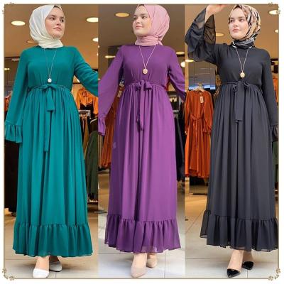 China Women Abaya M L XL XXL XXXL Factory Cloth Long Abaya Long Dress Ladies Arab Islamic Dress Wholesale Prayer for sale