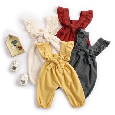 China MIA Fashion Newborn Baby Bow Rompers Sleeveless Jumpsuit for sale