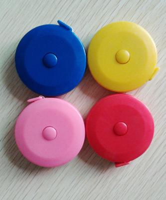 China Mini Body Telescopic Sewing Round Ruler Retractable Tape Measure Bulk Tape Measures for sale