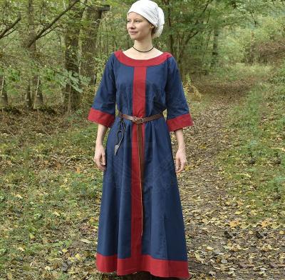 China Custom Designs Acceptable Medieval Elven Tunic Renaissance Larp Shirt SCA Costume Viking COSPLAY Woman Viking Clothing Dress for sale