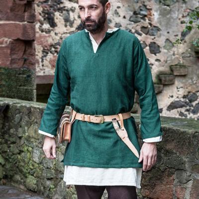 China Custom Designs Acceptable Long Sleeve Viking Tunics With Thick Cotton for sale