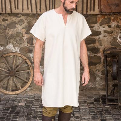 China Custom Designs Acceptable 100% Linen Viking Tunics Viking Tunics Dress for sale