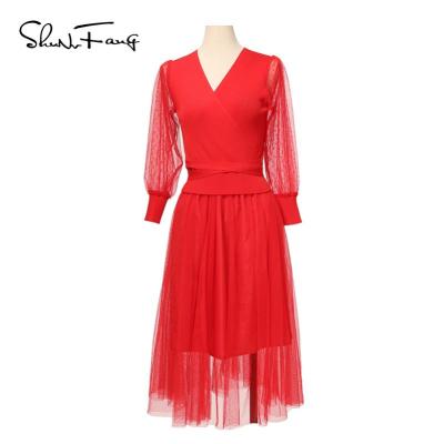 China High Quality Anti-Static Summer Dresses Long One Piece Ladies Dresses Ladies Party Wear Ladies Dresses for sale